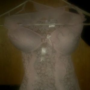 Very sexy white lace Teddy